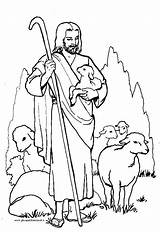 Herder Goede Kleurplaten Shepherd Bijbel Bijbelse Jezus Biblia Ausmalbilder Kleurplaat Heilige sketch template