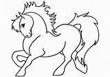 Horse Coloring Pages Kids Print Sheets Printable Color sketch template