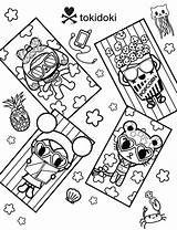 Tokidoki Coloring Tiger Nation Summer Pages Crew Vibes sketch template