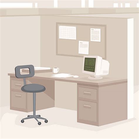 office cubicles no people illustrations royalty free vector graphics