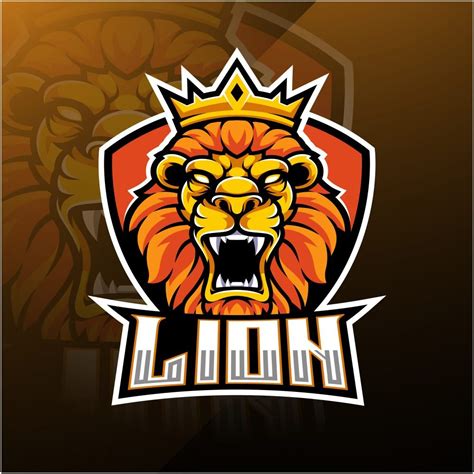lion logo mascot graphicsfamily