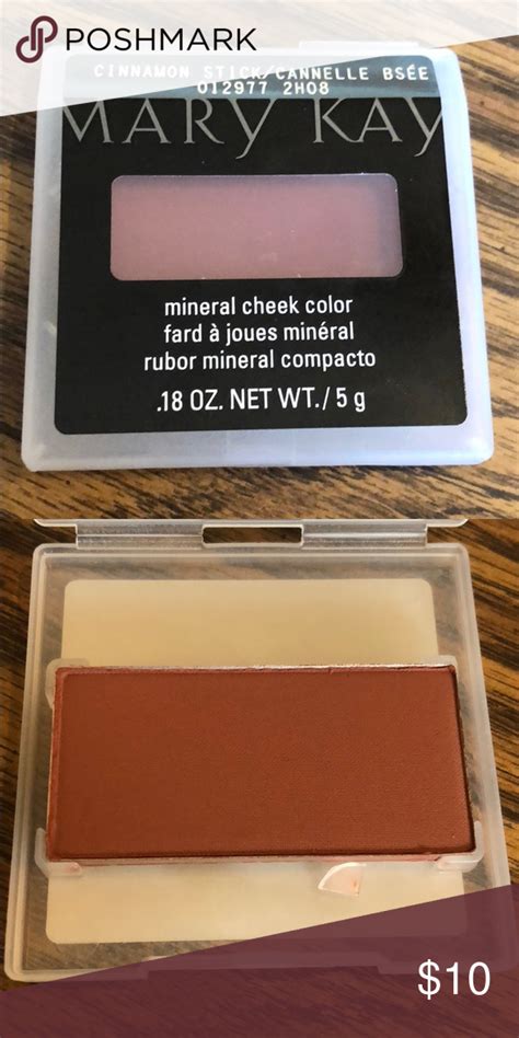 mary kay mineral cheek color  cinnamon stick   packaging mary kay mineral cheek color