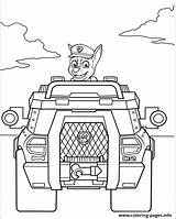 Coloring Patrol Paw Chase Truck Pages Driving Printable Kids War Print Color Book sketch template