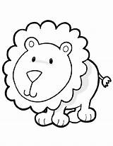 Lion Coloring Pages Kids Animals Cartoon Animal Baby Printable Drawing Jungle Color Sheknows Clipart Cute Zoo Colouring Print Head Clip sketch template