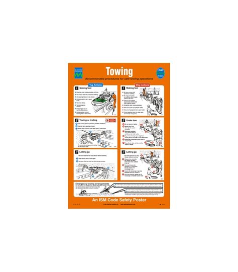 safety and training posters white vinyl poster towing