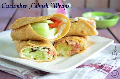 cucumber labneh wrap recipe easy breakfast wrap recipes