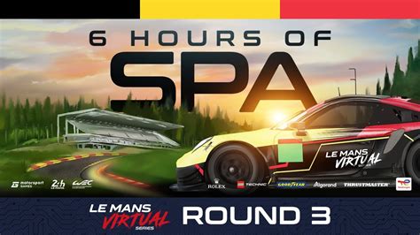 hours  spa le mans virtual series  youtube