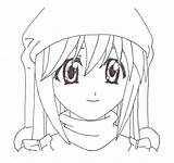 Lied Elfen Nyu Coloring Lineart Deviantart Template Pages Anime Sketch sketch template