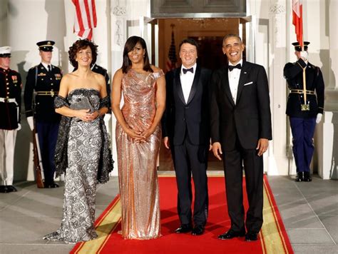 All Of Michelle Obama S Beautiful State Dinner Dresses Ranked
