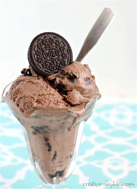 chocolate oreo ice cream recipe