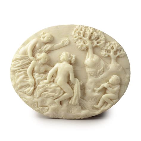 carved ivory plaque bb