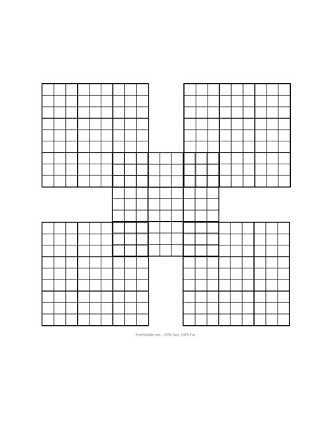 blank sudoku grids  print white gold