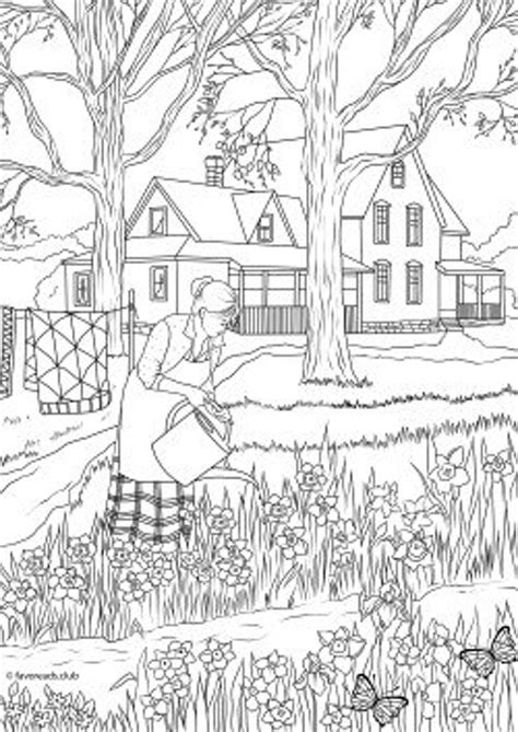 beautiful houses bundle  printable adult coloring pages etsy
