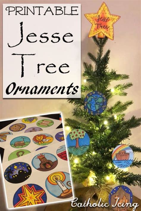 jesse tree readings ornaments   printable jesse tree