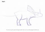Sonja Styracosaurus Dinosaur sketch template