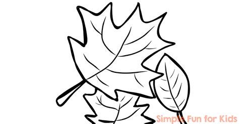 fall coloring pages printable simple fun  kids vip