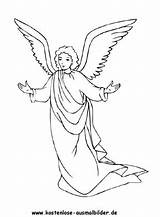 Engel Ausmalen Ausdrucken Ausmalbild Schutzengel Malen Bibel Zeichenvorlagen Bibbia Kostenlosen sketch template