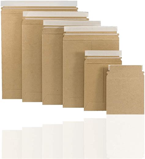 pack   natural kraft envelopes      sealing mailing envelopes  purpose
