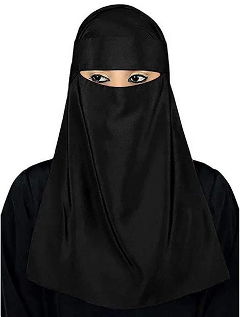 Duotanyi Arab Muslim Women Face Mask Turban Hijab Niqab