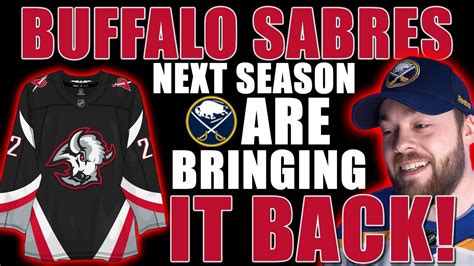 sabres  bring  goathead jerseys  updated logo