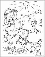 Pages Kids Outdoor Spring Coloring Online Color Coloringpagesonly sketch template
