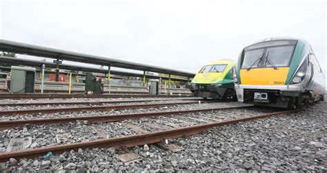 irish rail confirm  minute delays  intercity services   hour delays  dart due