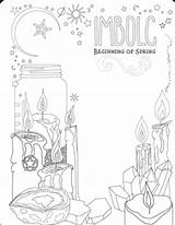 Grimoire Pagan Sorcellerie Coloriage Shadows Ombres Wicca Wiccan sketch template