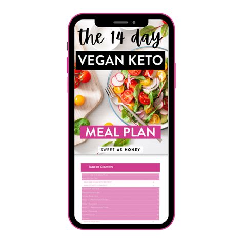 14 Day Vegan Keto Meal Plan Ebook Sweetashoney Sah