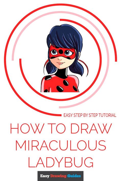 how to draw miraculous ladybug really easy drawing tutorial drawing