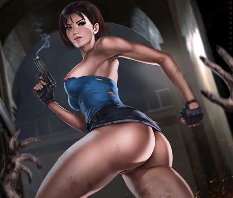 Rule 34 1girls Alternate Version Available Areolae Ass Biohazard Blue