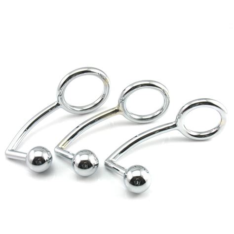 Anal Hook Stainless Steel Penis Ring Tail Hook Male Metal