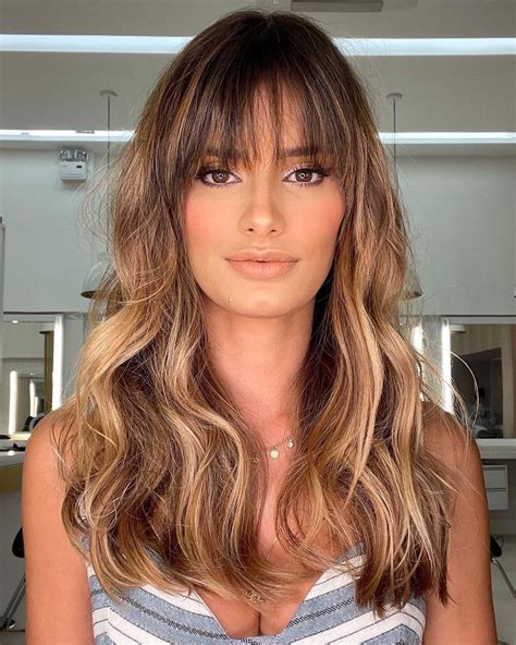 50 Prettiest Long Layered Haircuts With Bangs For 2022 Hair Adviser