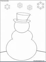 Snowman Christmas Drawing Coloring Crafts Printable Finish Winter Kids Print Color Madebyteachers Snow Kid Theme Choose Board Unfinished sketch template