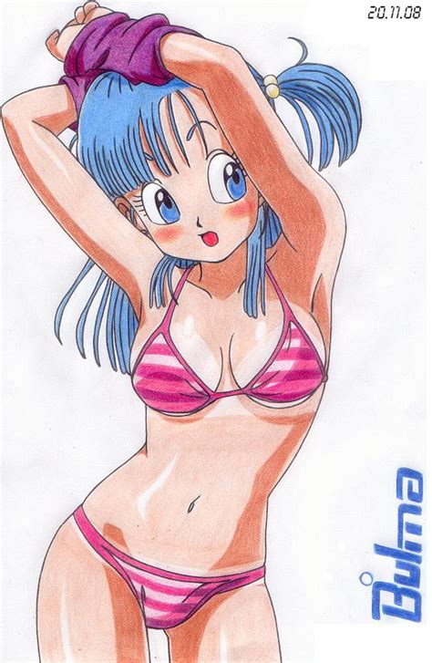 bulma in bikini 2 by worson2009 on deviantart