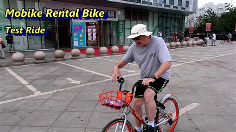 70 Year Old Grandpa Test Rides A Mobike In Shenyang China
