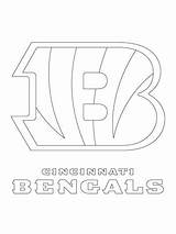 Bengals Cincinnati Logo Coloring Pages Printable Template Color Nfl Supercoloring Version Sports Print Online Search Categories sketch template