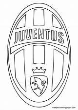 Coloring Soccer Juventus Pages Logo Clubs Club Voetbalclubs Juve Europe Football Maatjes Fun Kids sketch template