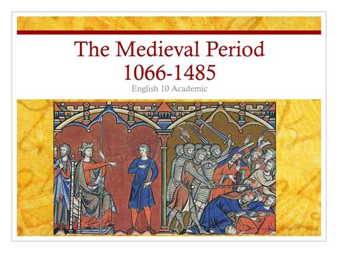 medieval period   powerpoint    id