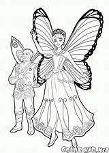 Reina Rainha Mariposa Mewarnai Colorkid Feen Hadas Hada Barbies Motyl Fata Königin Dinokids Fada Kolorowanka Bajki Rodzaj Królowa Reine Papillon sketch template