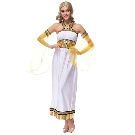 White Goddess Of Arabia Costume Greek Goddess Dress Dress Halloween