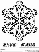Snowflake Coloring Pages Ginormasource Kids sketch template