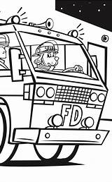 Sparky Coloring Firetruck Activities sketch template