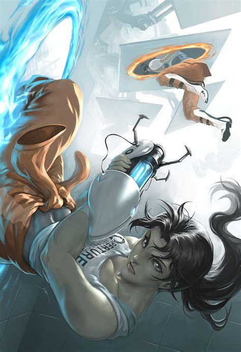 chell portal quirkilicious art beautiful pictures games funny pictures and best
