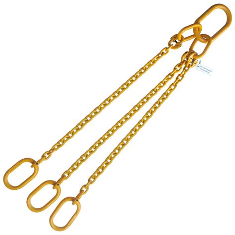 5 16x16 g80 chain sling with master link triple leg [8630816] 347