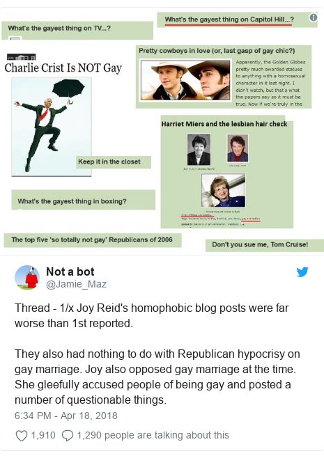 msnbc s joy reid addresses homophobic blog post controversy bbc news