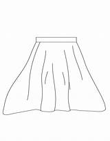 Skirt Poodle Skirts Clipart Clip Colouring Cliparts Template Coloring Pages Library Lampshade sketch template