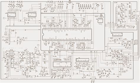 crt tv circuit board diagram repair