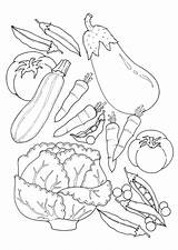 Coloriage Legumes Hugolescargot Legume sketch template