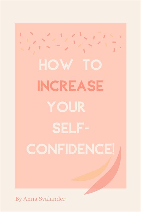 How To Increase Your Self Confidence