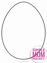 Eggs Easter Simplemomproject sketch template